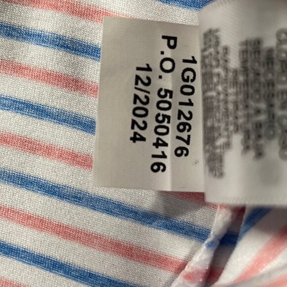 Vineyard‎ Vines On-The-Go Sankaty Polo Mens Large Blue Pink Striped Short Sleeve - Picture 5 of 9